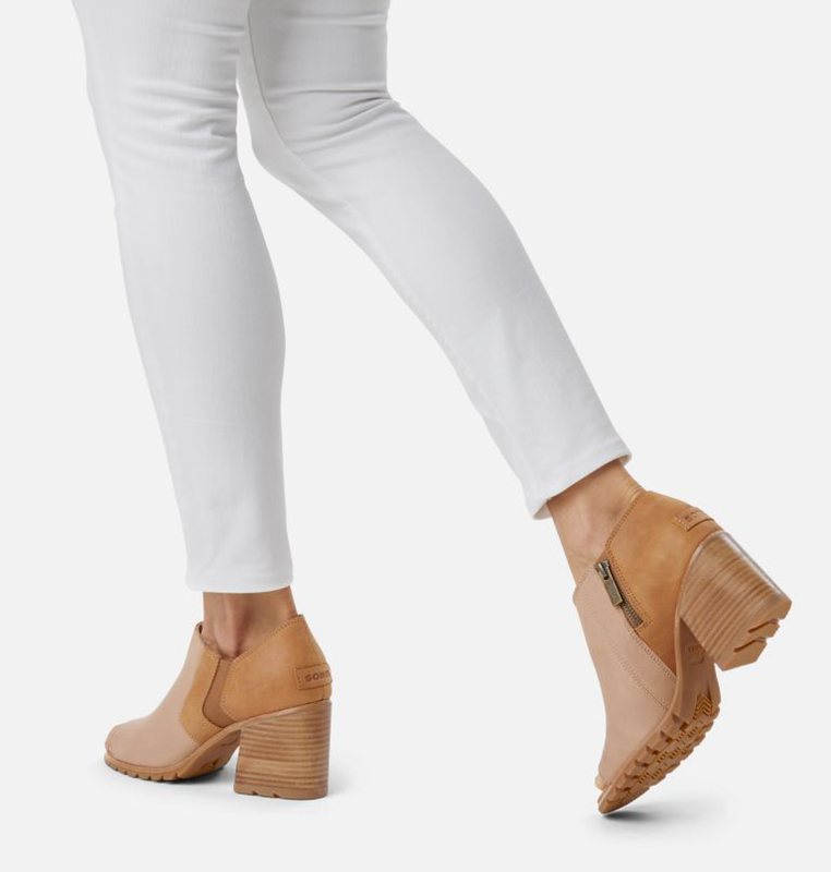 Womens Booties Beige - Sorel Nadia™ Ankle High - 503-GAIEWC